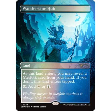 Wanderwine Hub (Rainbow Foil) (SLD-1324) - Secret Lair Drop Series Foil