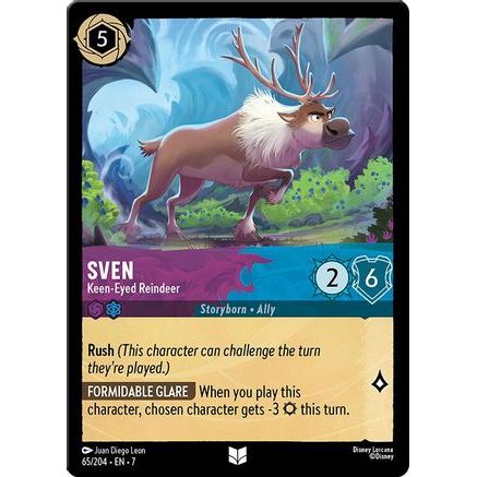 Sven - Keen-Eyed Reindeer (65/204) - Archazias Island Cold Foil