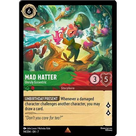 Mad Hatter - Unruly Eccentric (94/204) - Archazias Island Cold Foil