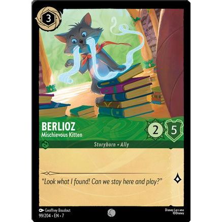Berlioz - Mischievous Kitten (99/204) - Archazias Island Cold Foil