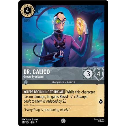 Dr. Calico - Green-Eyed Man (181/204) - Archazias Island Cold Foil