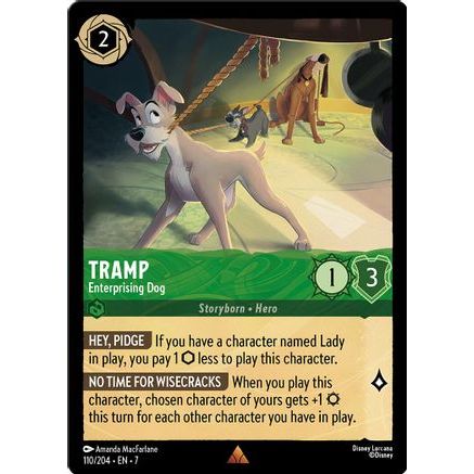 Tramp - Enterprising Dog (110/204) - Archazias Island Cold Foil