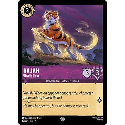 Rajah - Ghostly Tiger (62/204) - Archazias Island Cold Foil