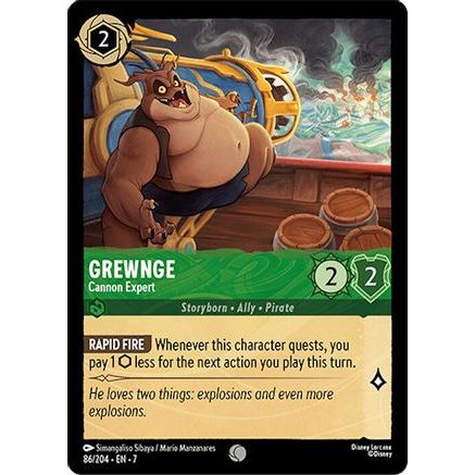 Grewnge - Cannon Expert (86/204) - Archazias Island Cold Foil