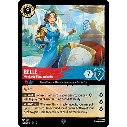 Belle - Mechanic Extraordinaire (126/204) - Archazias Island Cold Foil