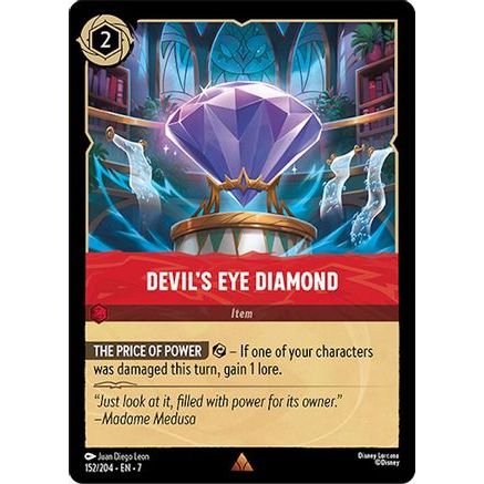 Devil's Eye Diamond (152/204) - Archazias Island Cold Foil