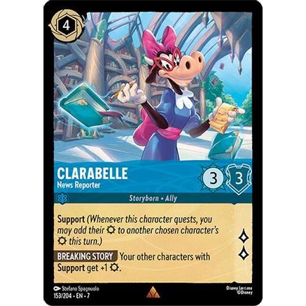 Clarabelle - News Reporter (153/204) - Archazias Island Cold Foil