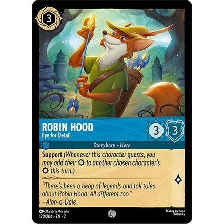 Robin Hood - Eye for Detail (170/204) - Archazias Island Cold Foil