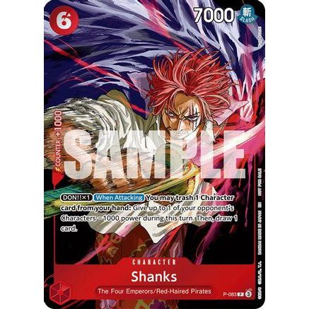 Shanks (Event Pack Vol. 6) (P-083) - One Piece Promotion Cards