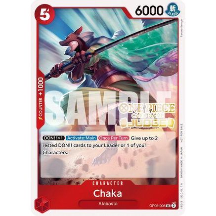 Chaka (Judge Pack Vol. 5) (OP05-008) - One Piece Promotion Cards