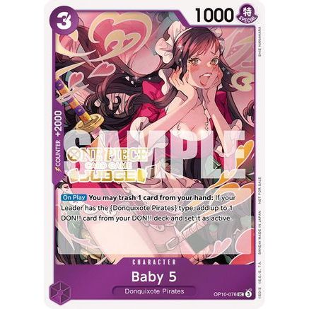 Baby 5 (Judge Pack Vol. 5) (OP10-076) - One Piece Promotion Cards Baby 5 (Judge Pack Vol. 5) (OP10-076) - One Piece Promotion Cards