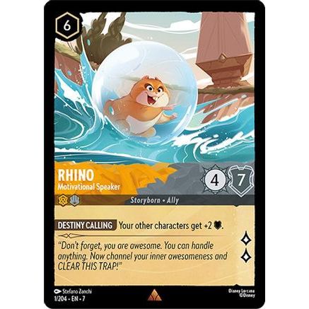 Rhino - Motivational Speaker (1/204) - Archazias Island Cold Foil