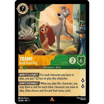 Tramp - Street-Smart Dog (10/204) - Archazias Island Cold Foil