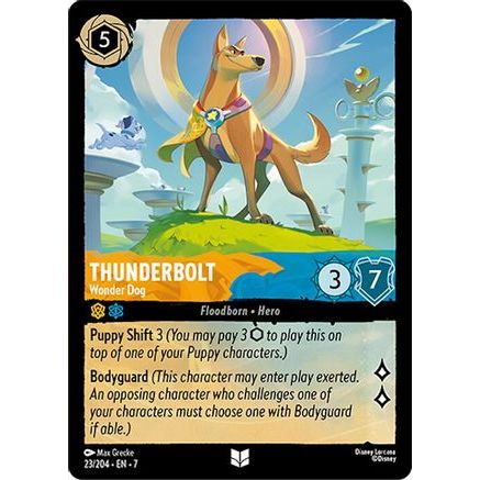 Thunderbolt - Wonder Dog (23/204) - Archazias Island Cold Foil