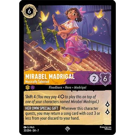 Mirabel Madrigal - Musically Talented (35/204) - Archazias Island Cold Foil