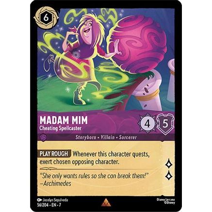 Madam Mim - Cheating Spellcaster (56/204) - Archazias Island Cold Foil