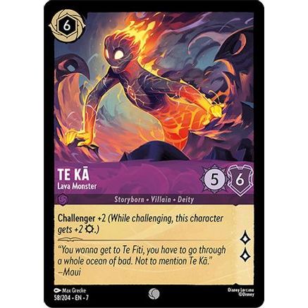 Te Ka - Lava Monster (58/204) - Archazias Island Cold Foil