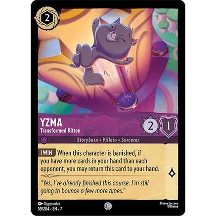 Yzma - Transformed Kitten (59/204) - Archazias Island Cold Foil