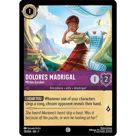 Dolores Madrigal - Within Earshot (78/204) - Archazias Island