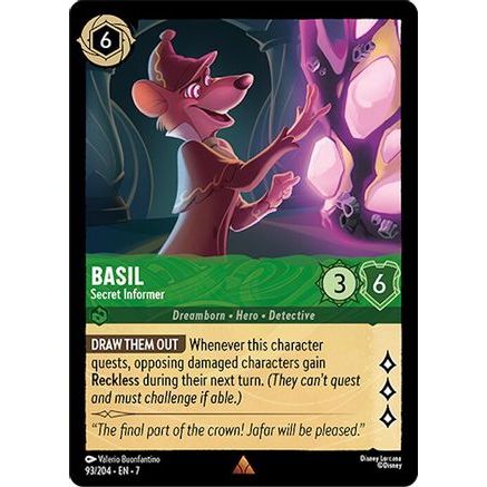 Basil - Secret Informer (93/204) - Archazias Island Cold Foil