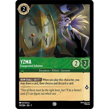 Yzma - Exasperated Schemer (101/204) - Archazias Island Cold Foil