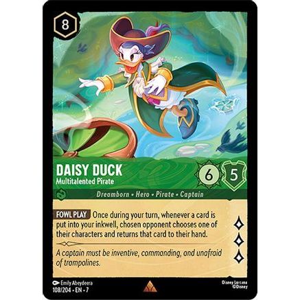 Daisy Duck - Multitalented Pirate (108/204) - Archazias Island Cold Foil