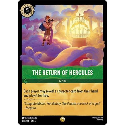 The Return of Hercules (118/204) - Archazias Island Cold Foil