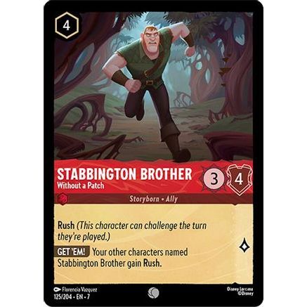 Stabbington Brother - Without a Patch (125/204) - Archazias Island Cold Foil