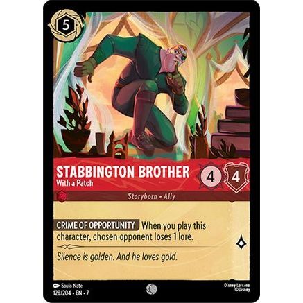 Stabbington Brother - With a Patch (128/204) - Archazias Island Cold Foil