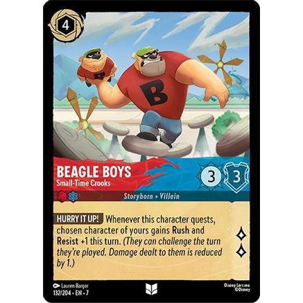 Beagle Boys - Small-Time Crooks (132/204) - Archazias Island Cold Foil