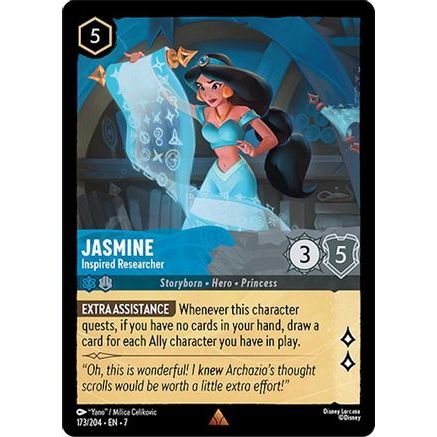 Jasmine - Inspired Researcher (173/204) - Archazias Island Cold Foil