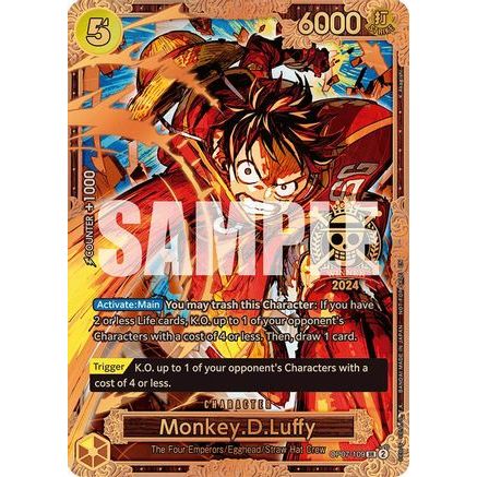Monkey.D.Luffy (Championship 2024 World Final 3rd Place) (OP07-109) - One Piece Promotion Cards