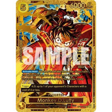 Monkey.D.Luffy (Championship 2024 World Final 1st Place) (OP07-109) - One Piece Promotion Cards