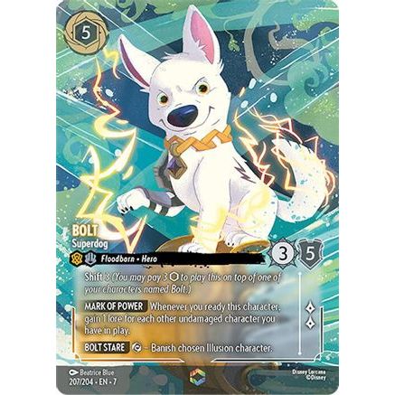 Bolt - Superdog (Enchanted) (207/204) - Archazias Island Holofoil