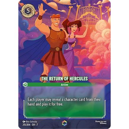 The Return of Hercules (Enchanted) (215/204) - Archazias Island Holofoil