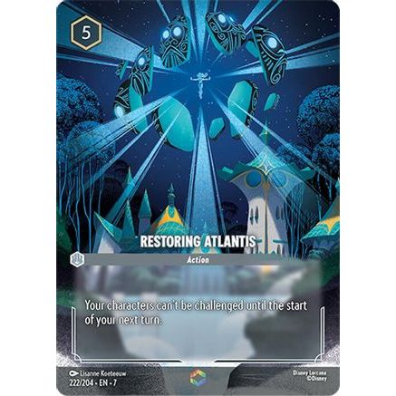 Restoring Atlantis (Enchanted) (222/204) - Archazias Island Holofoil