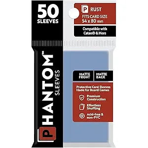 Phantom Sleeves: Rust Matte/Matte 50ct 54mmx80mm