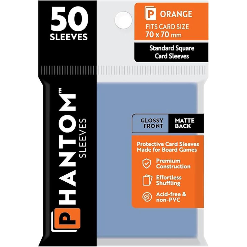 Phantom Sleeves: Orange Glossy/Matte 50ct 70mmx70mm