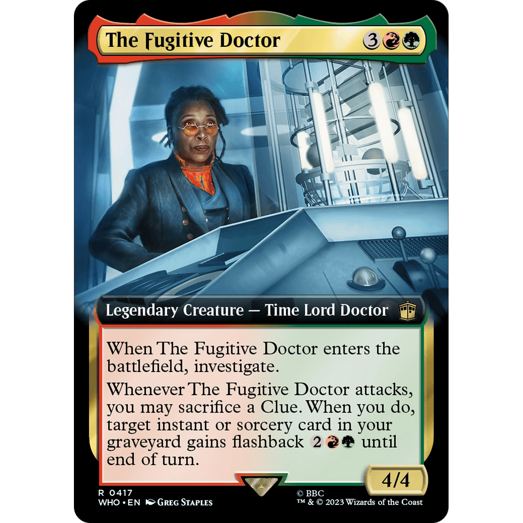 The Fugitive Doctor (Extended Art) (WHO-417) - Doctor Who: (Extended Art)