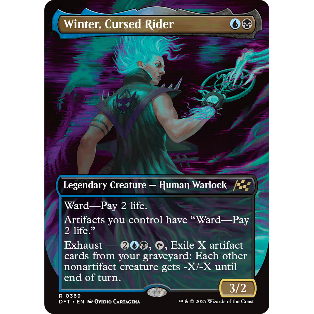 Winter, Cursed Rider (DFT-369) - Aetherdrift (Borderless)