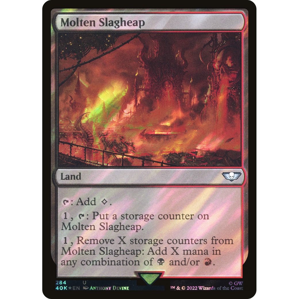 Molten Slagheap (40K-284) - Warhammer 40,000 Commander Foil