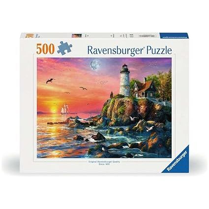 Lighthouse at Sunset 500pc Puzzle