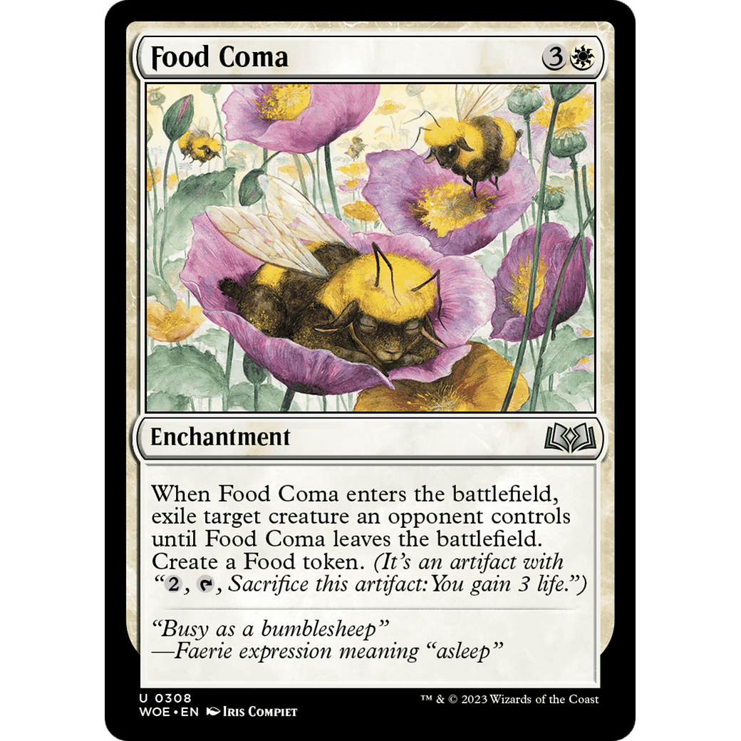 Food Coma (WOE-308) - Wilds of Eldraine Foil