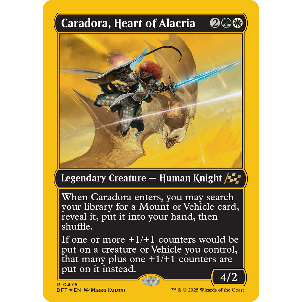 Caradora, Heart of Alacria (DFT-476) - Aetherdrift Foil