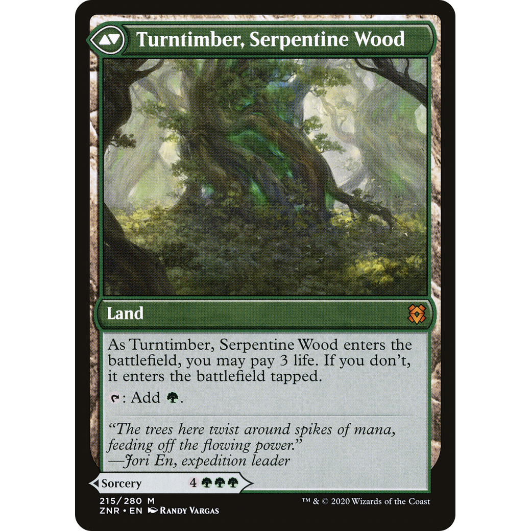 Turntimber Symbiosis (ZNR-215) - Zendikar Rising Foil