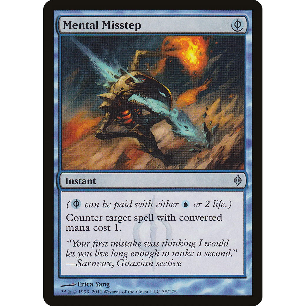 Mental Misstep (NPH-038) - New Phyrexia Foil