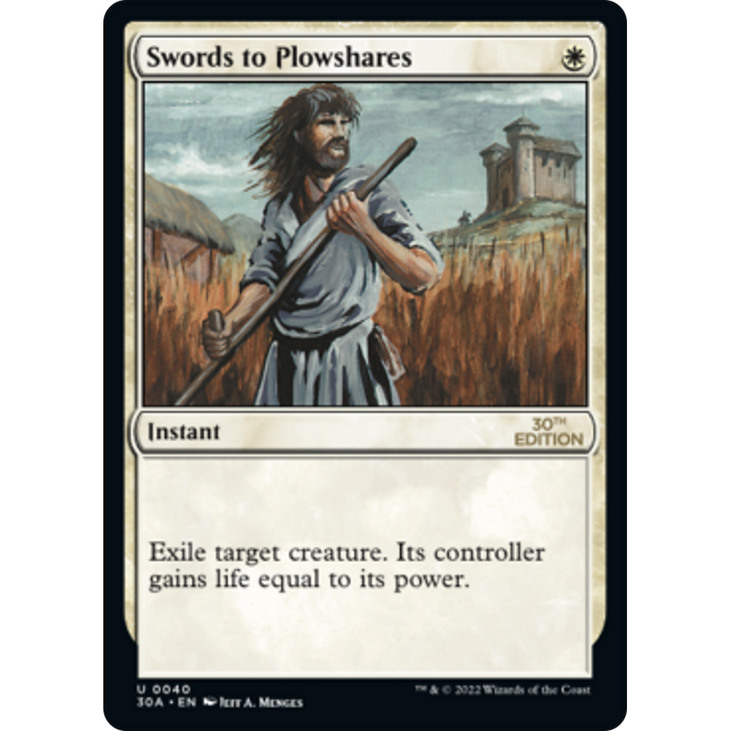 Swords to Plowshares (30A-040) - 30th Anniversary Edition