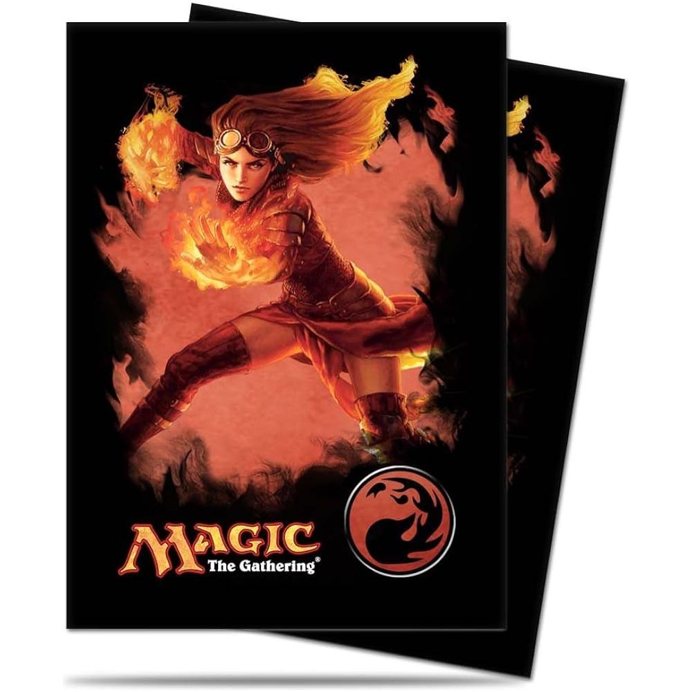 Magic The Gathering: Mana 4 Planeswalker - Chandra 80ct Standard Sleeves