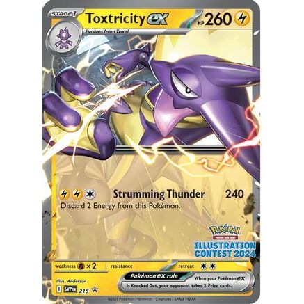 Toxtricity ex - 215 215 - SV Scarlet & Violet Promo Cards