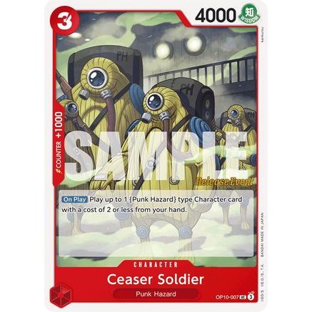 Ceaser Soldier (OP10-007) - Royal Blood Release Event Cards